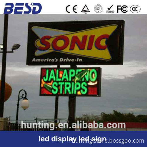 Outdoor Programmable Scrolling Road Traffic LED Sign
